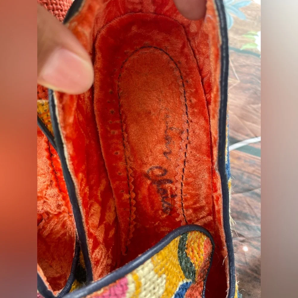 Irregular Choice Red and Orange Heels with Vibrant Design - Picture 11 of 16